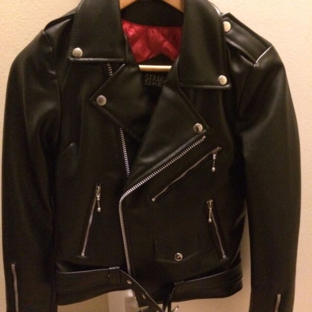 Vegan leather jacket
